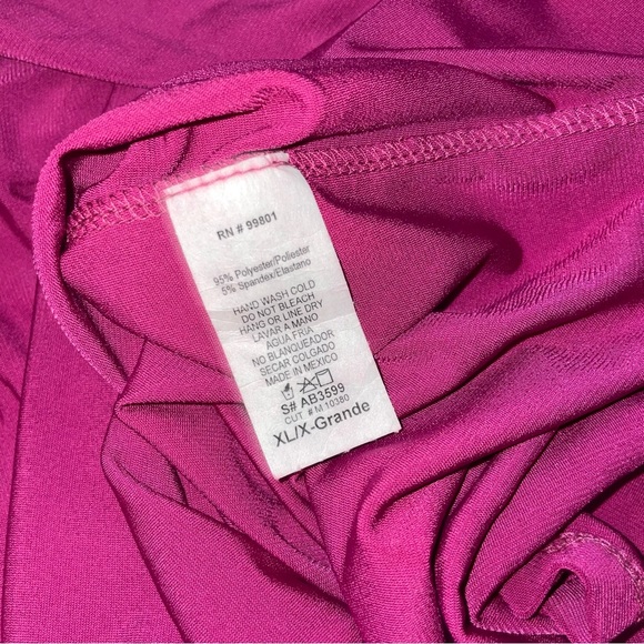 Fashion Nova NWT! Tied Up On You Magenta  Jumpsuit Size XL - Picture 7 of 13